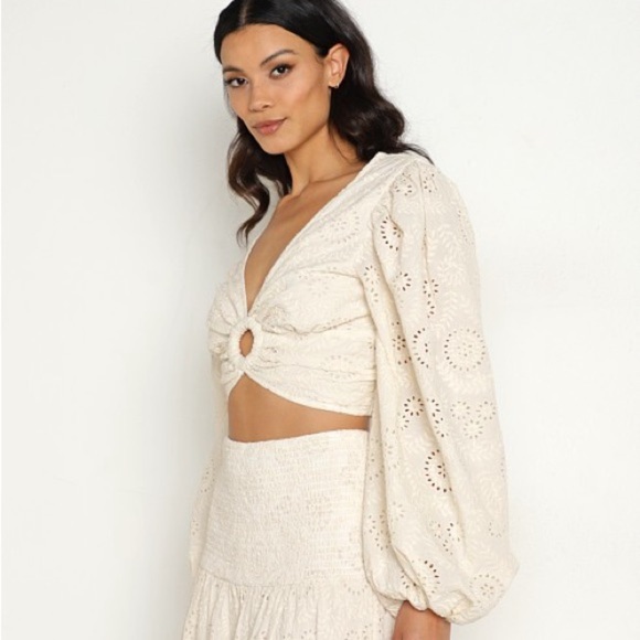 NWT Jen's Pirate Booty Getaway Crop Top in Asbury Swirl Size S - Picture 4 of 15